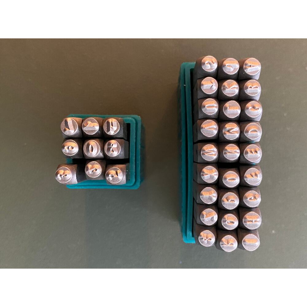 ImpressArt Homeroom 3mm Alphabet & Numeric Metal Stamp Set